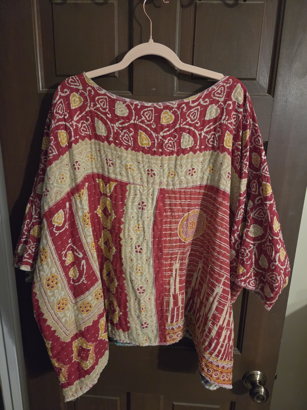 Boho Patchwork Kantha Reversible 4 Tops In One - Picture 4 of 4